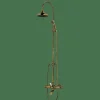 Termostática De Baño-ducha Con Columna Telescópica Latón Viejo Estilo Premium Colección CLÁSICA 129199 – GRB Mixers