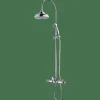 Termostática De Ducha Con Columna Telescópica Cromo Estilo Premium Colección CLÁSICA 128190 – GRB Mixers