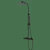 Termostática De Ducha Con Columna Negro Estilo Cool Colección COOL 90425902XL – GRB Mixers