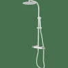 Termostática De Ducha Con Columna Blanco Estilo Premium Colección AURA 75425751XL – GRB Mixers