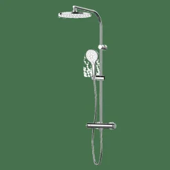 Termostática De Ducha Male Con Columna Cromo Estilo Premium Colección TIME 47425470XL – GRB Mixers