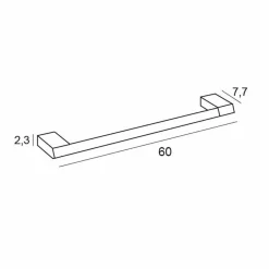 Toallero Barra 60 Cm – Marina – Manillons Torrent