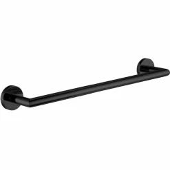 Toallero Barra 45 Pegar – Negro Mate. Modelo Eco – 6578081 – Manillons Torrent