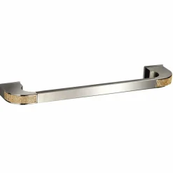 Toallero Barra 37Cm. Adh. – Cromo/Oro Modelo Carmen – 6691003 – Manillons Torrent
