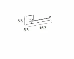 Toallero Bidet – Cromo Modelo Sintor – 6412002 – Manillons Torrent