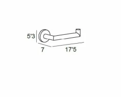 Toallero Bidet – Dorado Pvd Modelo Eco – 6512056 – Manillons Torrent