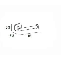 Toallero Bidet – Portarrollos Sin Tapa – Bassic – Manillons Torrent