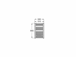 Toallero De Agua 500 X 800 Mm – Victoria – Roca – A815504001