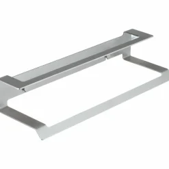 Toallero Doble 37 Cm Adh – Inox Cepillado Modelo Slim – 2383012 – Manillons Torrent