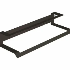 Toallero Doble 37 Cm Adh – Negro Mate Modelo Slim – 2383081 – Manillons Torrent