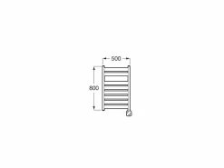 Toallero Eléctrico 500 X 800 Mm – Victoria – Roca – A815498001