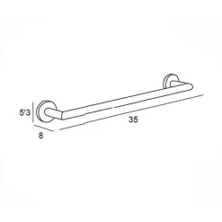 Toallero En Forma De Barra 35 Cm – Eco – Manillons Torrent