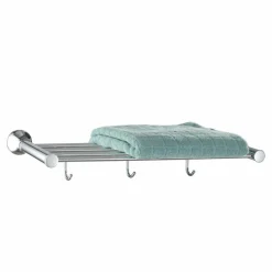 Toallero Repisa Con Perchas – Cromo Modelo Noa – 2435002 – Manillons Torrent