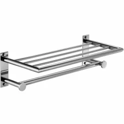 Toallero Repisa Pegar – Inox Cepillado Modelo Eco – 6595012 – Manillons Torrent