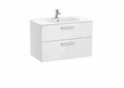 UNIK – Conjunto De Mueble Base Con Dos Cajones Y Lavabo De Porcelana – Victoria – Roca
