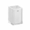 Vaso De Encimera Portacepillos Blanco Mate – ICE – Roca – A816860009